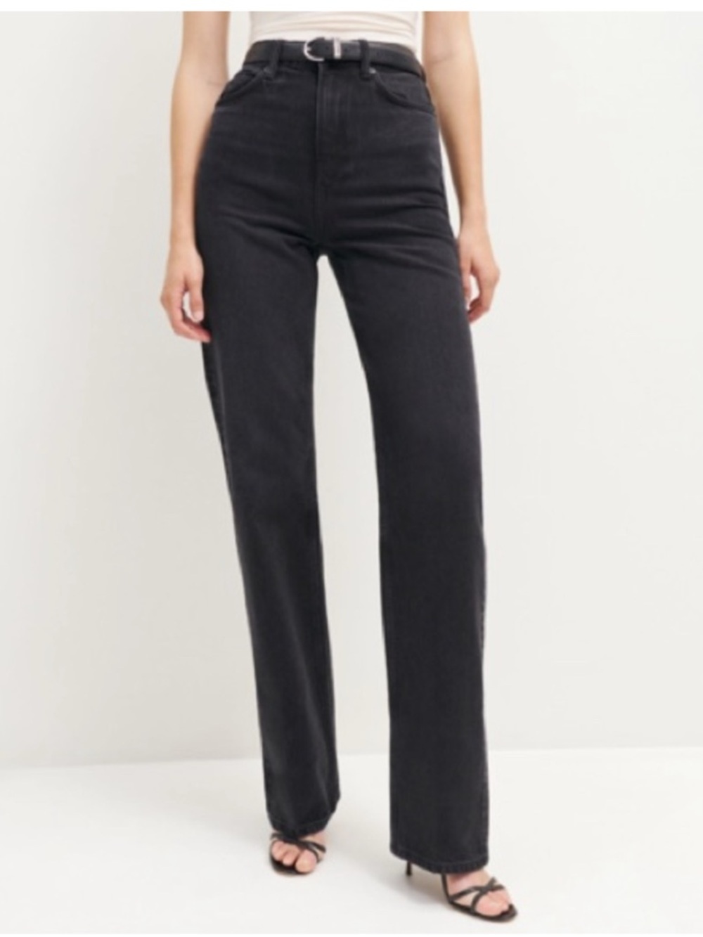 Reformation Wilder High Rise Wide Leg Jeans in Vana 30